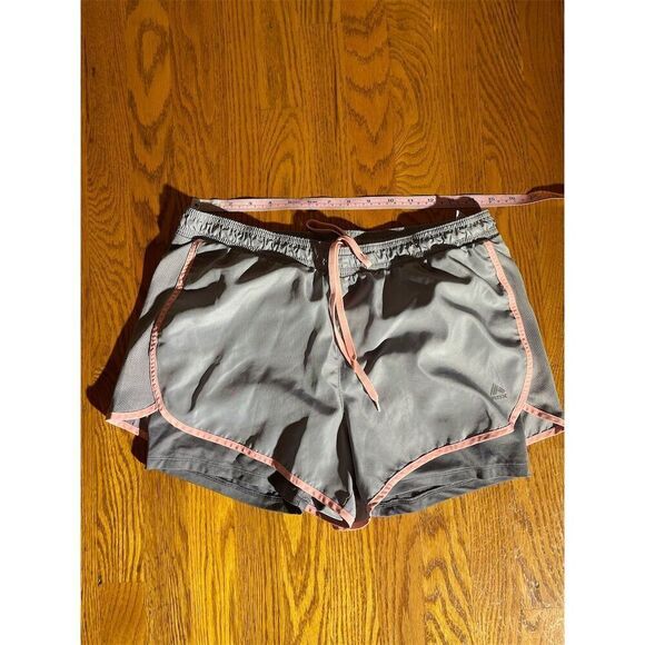 RBX Women's Gray Athletic Shorts Size L Running Exercise Casual - Picture 1 of 9
